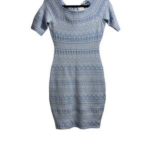Milly blue and white knit dress- size S